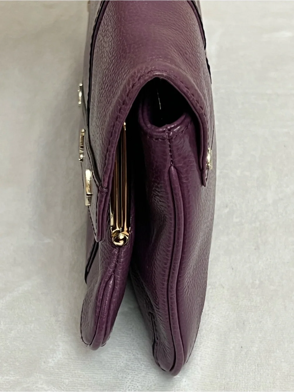 AUTH MCM PURPLE SHOULDER BAG